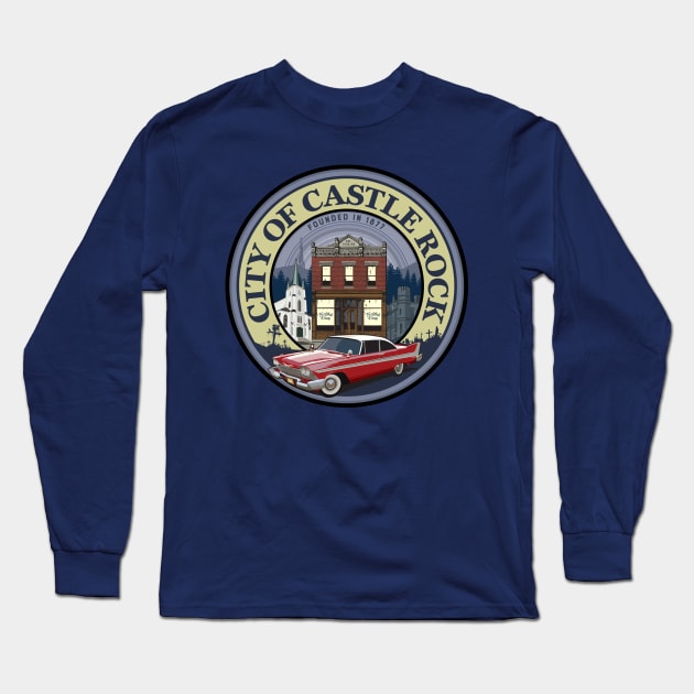 City of Castle Rock Long Sleeve T-Shirt by MindsparkCreative